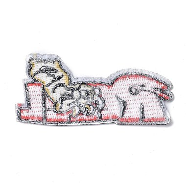Computerized Embroidery Cloth Iron on/Sew on Patches(DIY-M009-13)-2