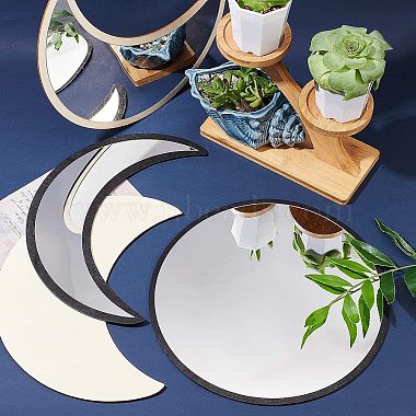 miroir de phase de lune en bois acrylique(DIY-WH0167-48A)-3