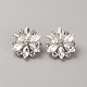 boutons &agrave; tige en alliage de strass(BUTT-WH0024-030S)-1
