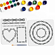 US 1 Set Chain PET Hollow Out Drawing Painting Stencils(DIY-MA0004-42A)-1