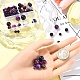 4 styles de perles d'agate ray&eacute;e naturelle/d'agate ruban&eacute;e(G-YW0001-85)-5