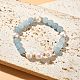 Natural Quartz & Pearl Beaded Stretch Bracelet for Women(BJEW-JB09384-04)-4