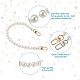 8pcs 8 styles perles rondes acryliques blanches poignées de sac(FIND-TA0001-39)-4