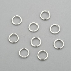 304 Stainless Steel Jump Rings, Open Jump Rings, Silver, 20 Gauge, 6x0.8mm, Inner Diameter: 4.3mm(STAS-H380-10S-O)