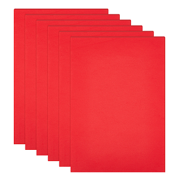 EVA Sheet Foam Paper, with Adhesive Back, Rectangle, Red, 30x21x0.1cm