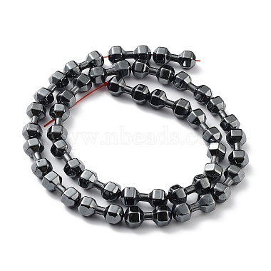Synthetic Non-Magnetic Hematite Beads Strands(G-H303-B04)-2