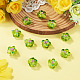 10Pcs Handmade Lampwork Beads(LAMP-TADJ0001-01H)-5
