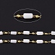 Chaînes de perles de verre faites à la main de 3.28 pied(X-CHC-F008-B02)-2
