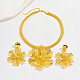 Iron Filigree Flower Jewelry Set(IK5732)-1