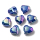 UV Plating Rainbow Iridescent Acrylic Beads(OACR-P010-03D)-2