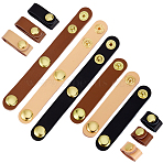 6Pcs 6 Styles Leather Purse Shortener Adjustable Buckles, Bag Strap Shoulder Shortener, Golden, Mixed Color, 69~115x12.5~13x5~6mm, 1pc/style(FIND-PH0028-01)