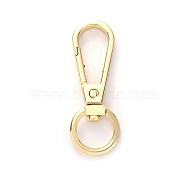 Alloy Swivel Snap Clasps, for Bag Making, Golden, 39x13mm(PW-WG40450-03)