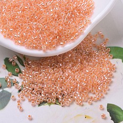 MIYUKI Delica Beads, Cylinder, Japanese Seed Beads, 11/0, (DB0235) Salmon Ceylon, 1.3x1.6mm, Hole: 0.8mm, about 2000pcs/10g(X-SEED-J020-DB0235)