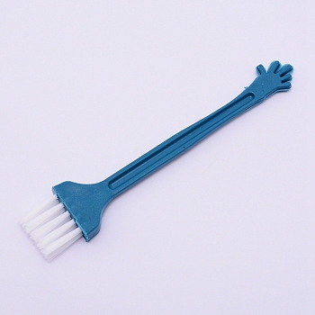 Plastic Brush, Painting Supplies, Steel Blue, 115x23x8mm