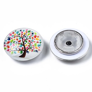 Glass Paper Snap Buttons(BUTT-N019-007-C01)-2
