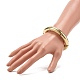 Chunky CCB Plastic Curved Tube Beads Stretch Bracelet for Men Women(BJEW-JB06992-01)-3