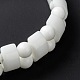 Bracelets extensibles en perles de verre opaques(BJEW-I296-04)-2
