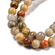 Natural Crazy Agate Round Bead Strands(G-M272-03-4mm)-3