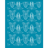 Silk Screen Printing Stencil, for Painting on Wood, DIY Decoration T-Shirt Fabric, Goddess Pattern, 100x127mm(DIY-WH0341-266)