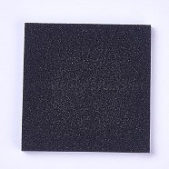 Sponge Pad, for Glass Cabochons Display, Black, 68~70x68~70x5mm(X-AJEW-WH0098-18)