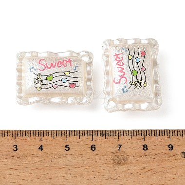 Printed Opaque Acrylic Beads(OACR-B054-01F)-3
