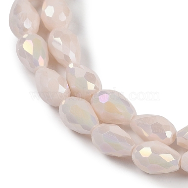 Opaque Solid Color Electroplate Glass Beads Strands(EGLA-N013-P8mm-B08)-3