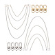 8шт 8 стиля белые акриловые круглые бусины сумка ручки(FIND-TA0001-39)-1