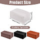 4Pcs 4 Colors PU Leather Tissue Box(AJEW-GL0003-34)-2