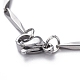 Unisex 201 Stainless Steel Bar Link Chain Bracelets(BJEW-L637-35A-P)-3