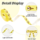 Polyester Bees Printed Grosgrain Ribbons(SRIB-WH20020-018E)-5