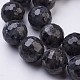 Natural Larvikite Beads Strands(G-J376-47B-18mm)-3