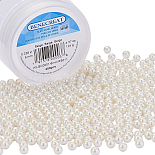 6mm Beige Round Glass Beads(HY-BC0001-6mm-RB011)