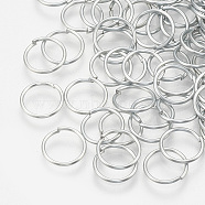Iron Jump Rings, Open Jump Rings, Cadmium Free & Lead Free, Raw(Unplated), 21 Gauge, 6x0.7mm, Inner Diameter: 4.5mm, about 14200pcs/1000g(IFIN-Q123-02-0.7x6)