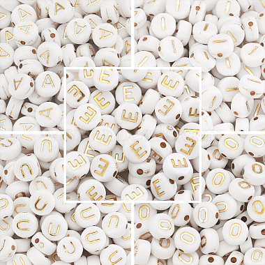 500Pcs 5 Style Plating Acrylic Beads(PACR-BY0001-01)-3