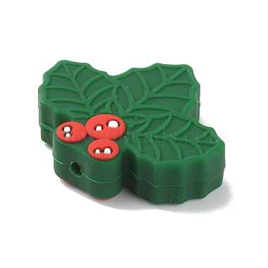 Christmas Theme Food Grade Eco-Friendly Silicone Beads(SIL-WH0015-05F)-2