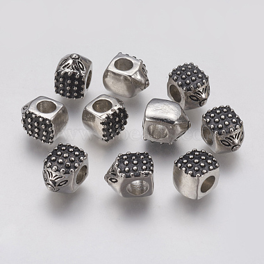 Ion Plating(IP) 304 Stainless Steel European Beads(STAS-J022-037AS)-2