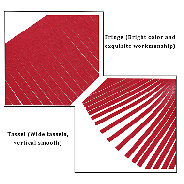 2m adornos de flecos de piel sintética(DIY-GF0008-48B)-6