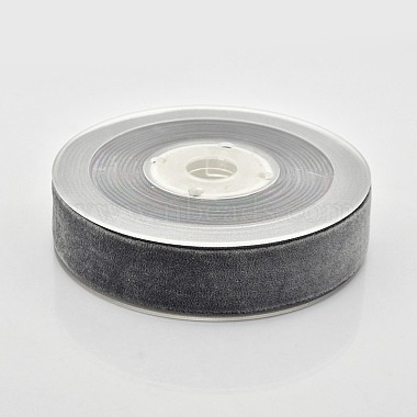 Polyester Velvet Ribbon for Gift Packing and Festival Decoration(SRIB-M001-23mm-077)-1