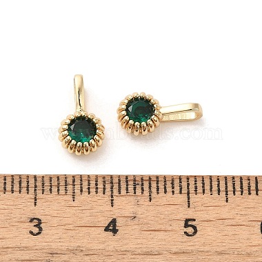 Brass Micro Pave Cubic Zirconia Charms(KK-Z040-01B)-3