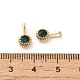 Brass Micro Pave Cubic Zirconia Charms(KK-Z040-01B)-3