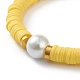 Handmade Polymer Clay Heishi Beads Stretch Bracelets(BJEW-JB05759-02)-2