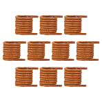 10 Pairs Polyester Shoelaces, Peru, 610x2.5mm(AJEW-ME0001-63A)