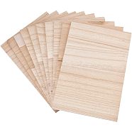 Wooden Karate Breaking Boards, Professional Breakable Taekwondo Kick Boards, Martial Arts Perfomance Accessories, Blanched Almond, 296x200x4~6mm(WOOD-WH0027-51B)