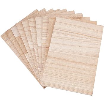 Wooden Karate Breaking Boards, Professional Breakable Taekwondo Kick Boards, Martial Arts Perfomance Accessories, Blanched Almond, 296x200x4~6mm