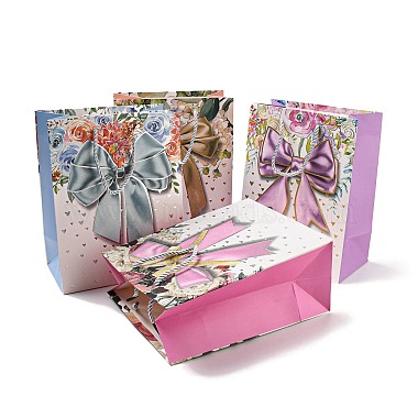 Mixed Color Bowknot Paper Bags