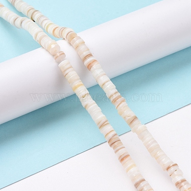 Natural Freshwater Shell Beads Strands(X-SHEL-G011-09-A02)-2