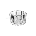 Glass Candle Cups, Column, Clear, 55~60x37mm(AJEW-WH0248-651)