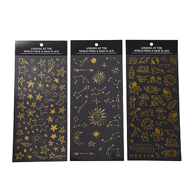 Gold Plastic Stickers