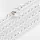 Iron Rolo Chains Necklace Making(MAK-R015-60cm-S)-1