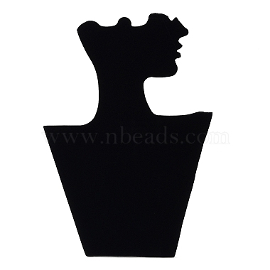 Cardboard Covered with Velvet Necklace & Earring Display Stands(ODIS-Q041-04A-01)-2